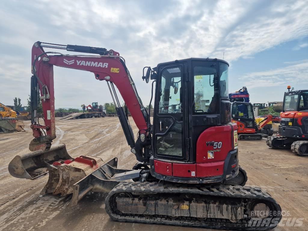 Yanmar Vio 50-5 Mini ekskavatörler, 7 tona dek