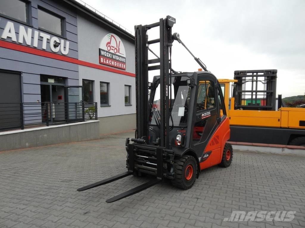 Linde H25T-02 LPG'li forkliftler