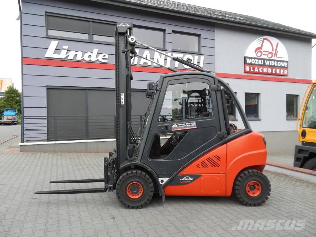 Linde H25T-02 LPG'li forkliftler