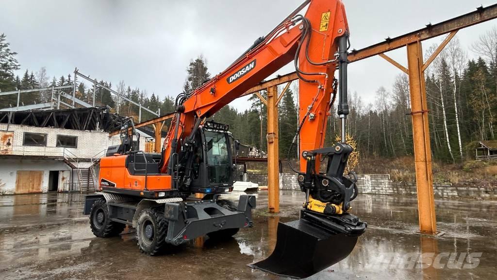 Doosan DX 170 W Lastik tekerli ekskavatörler