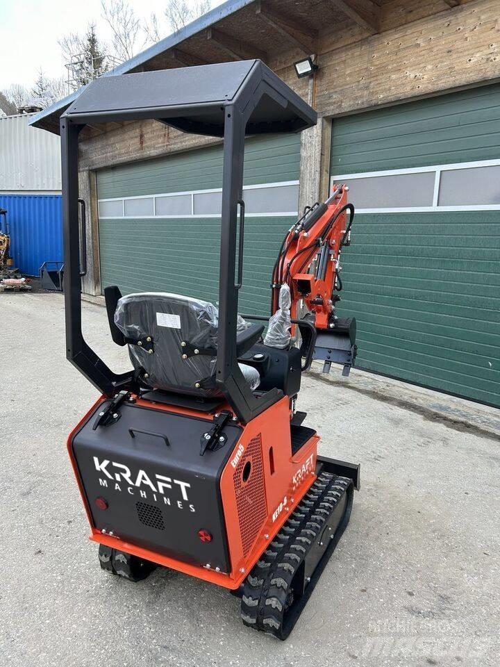 Kraft KE10-8 Mini ekskavatörler, 7 tona dek