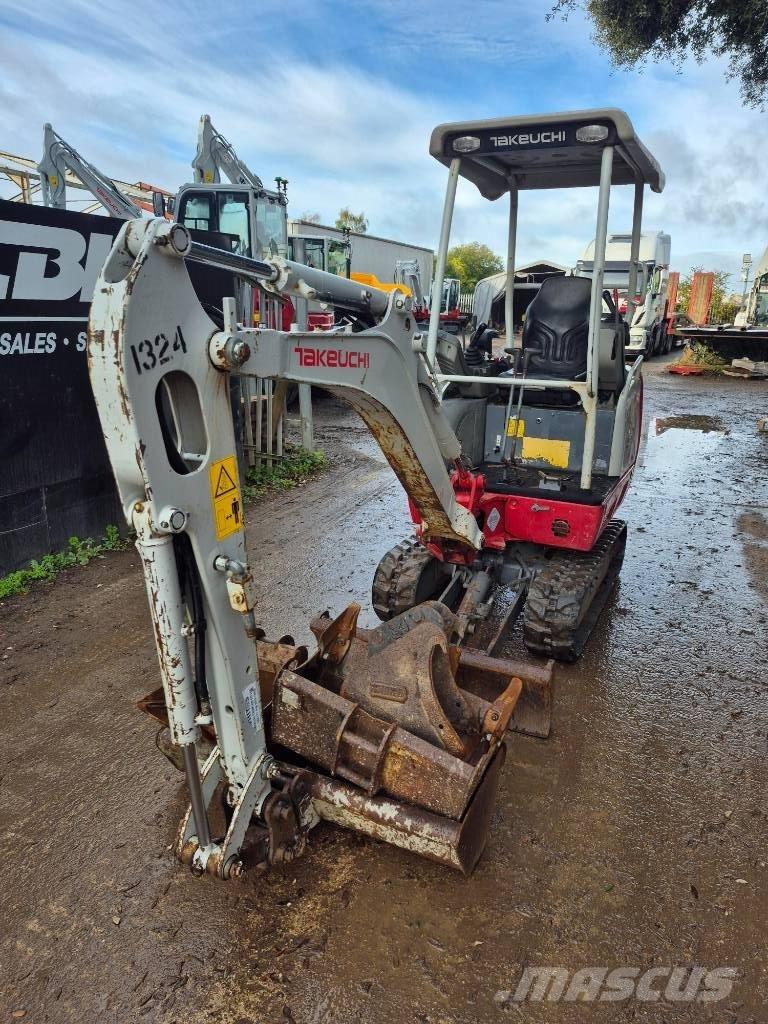 Takeuchi TB 216 Mini ekskavatörler, 7 tona dek
