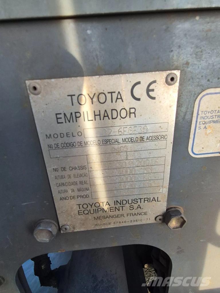 Toyota 02-6fgf30 LPG'li forkliftler