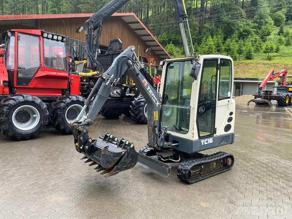 Terex TC 16 Mini ekskavatörler, 7 tona dek