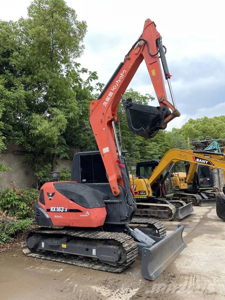 Kubota KX183-3 Mini ekskavatörler, 7 tona dek