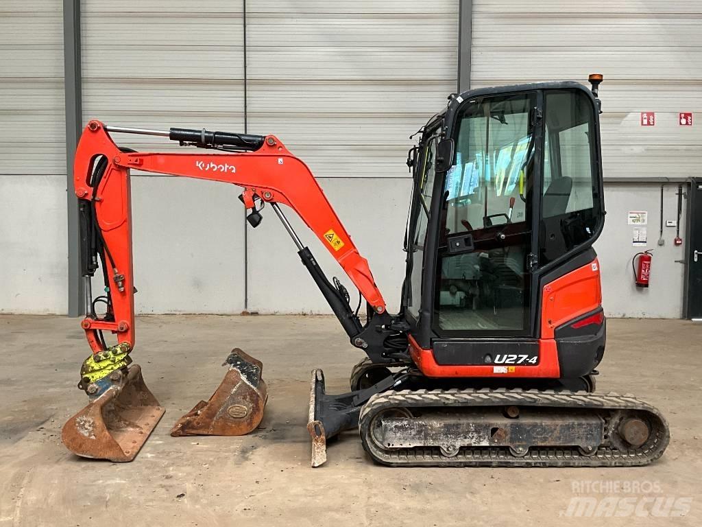 Kubota U 27-4 Mini ekskavatörler, 7 tona dek