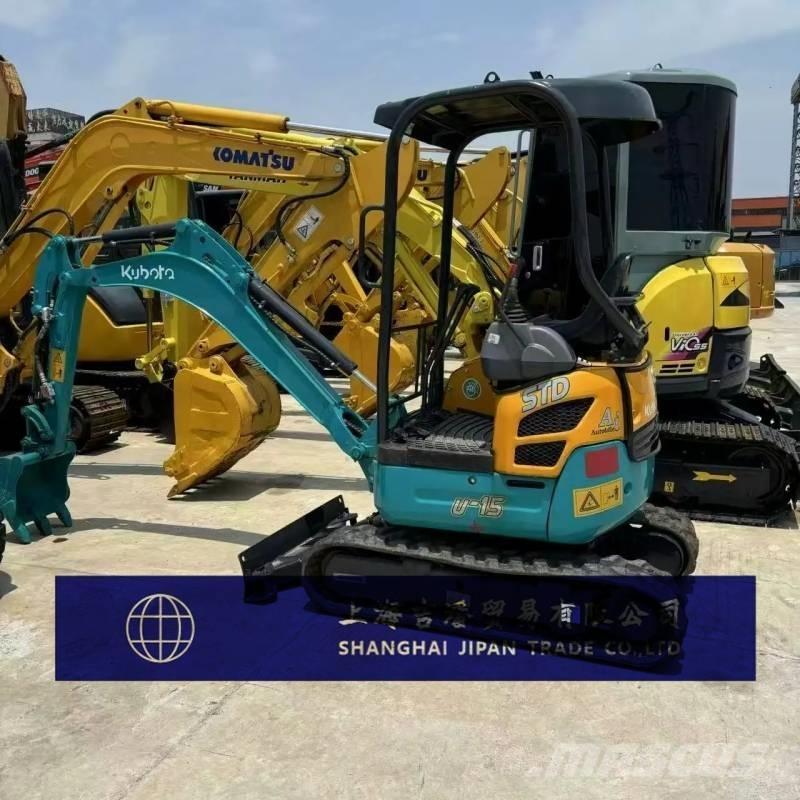 Kubota U 15 Mini ekskavatörler, 7 tona dek