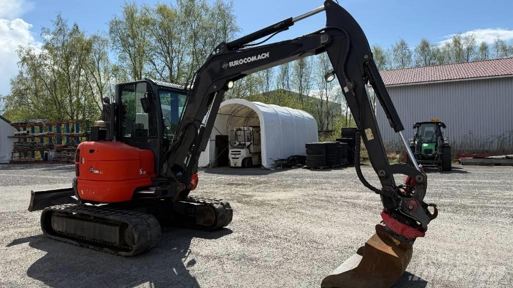 Eurocomach ES 500 ZT Mini ekskavatörler, 7 tona dek