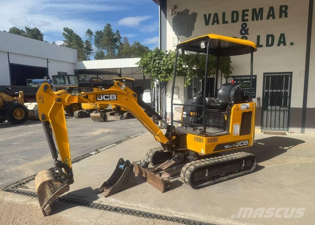 JCB 16 C-1 Mini ekskavatörler, 7 tona dek
