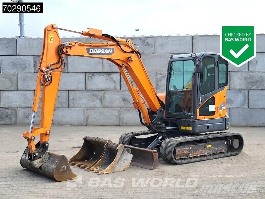 Doosan DX63-3 Mini ekskavatörler, 7 tona dek
