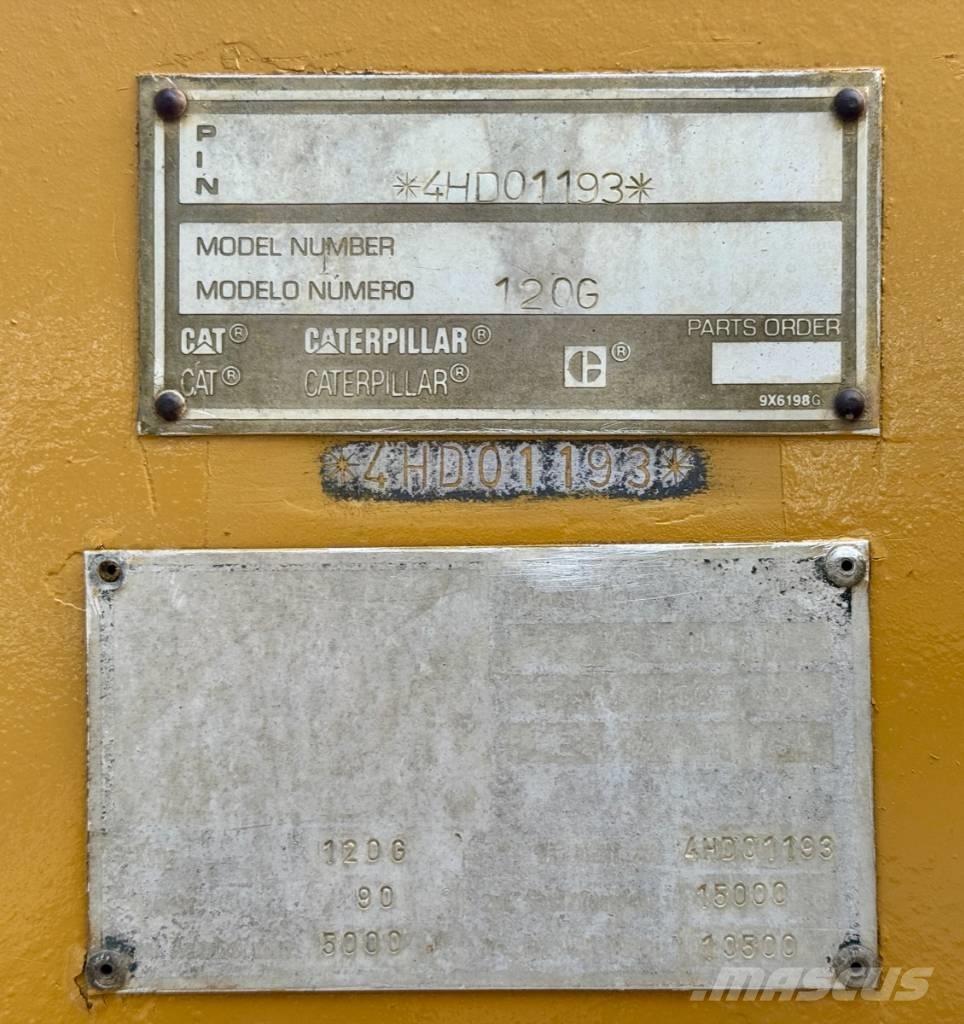 CAT 120 G Greyderler