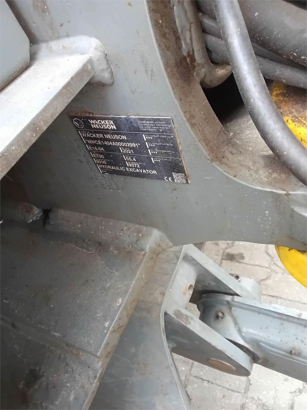 Wacker Neuson ET90 Paletli ekskavatörler