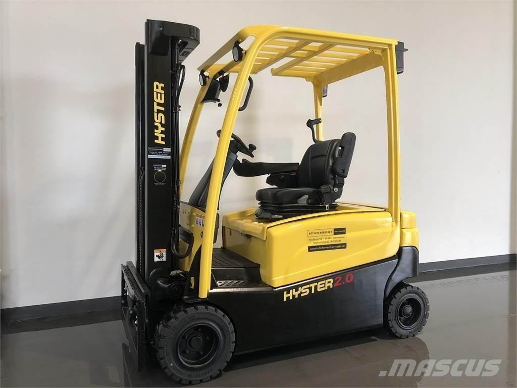 Hyster J2.0XN LWB Elektrikli forkliftler