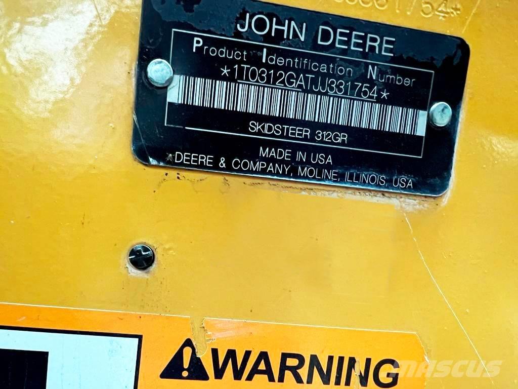 John Deere 312 Skid steer loderler