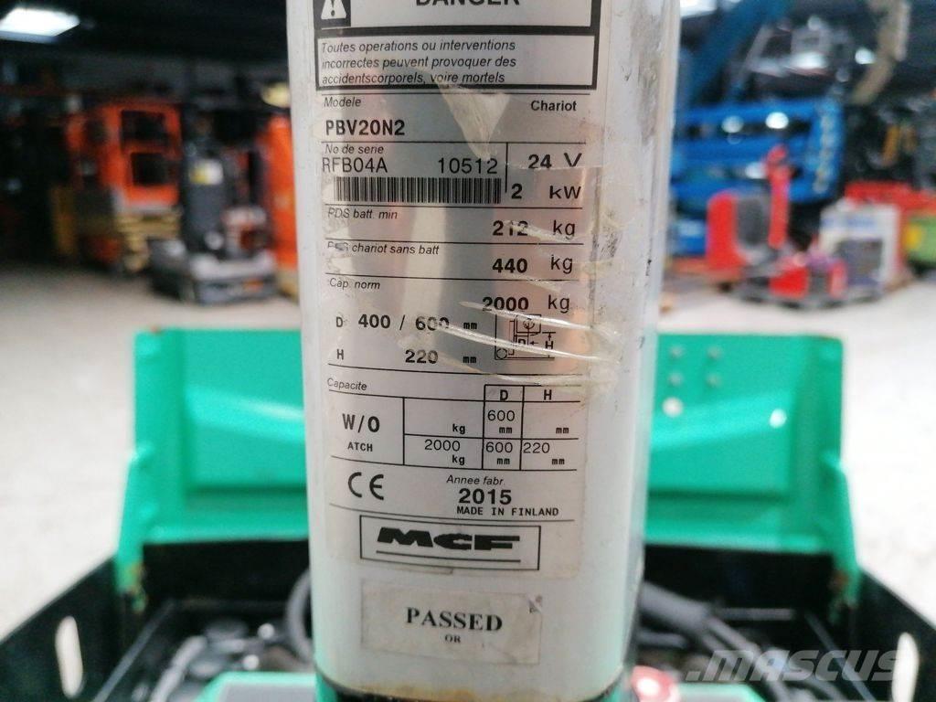 Mitsubishi PBV20N2 Düsük seviye kaldirici