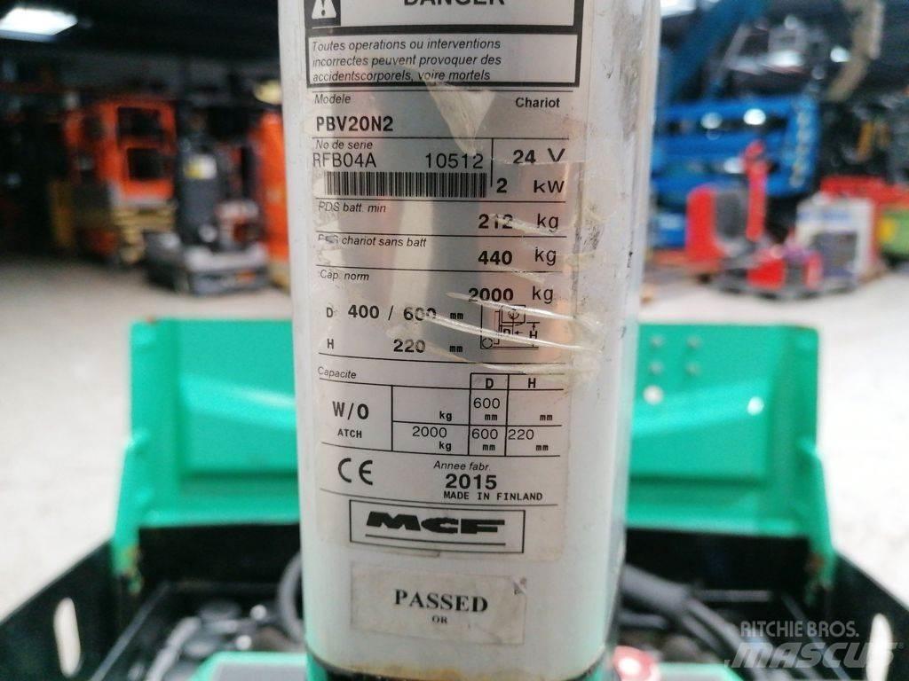 Mitsubishi PBV20N2 Düsük seviye kaldirici