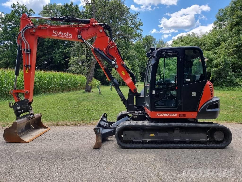 Kubota KX 080-4a2 Midi ekskavatörler 7 - 12 t