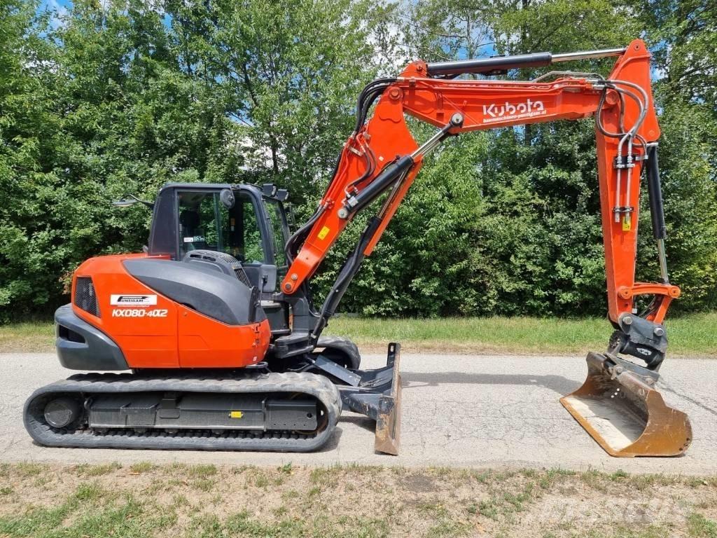 Kubota KX 080-4a2 Midi ekskavatörler 7 - 12 t