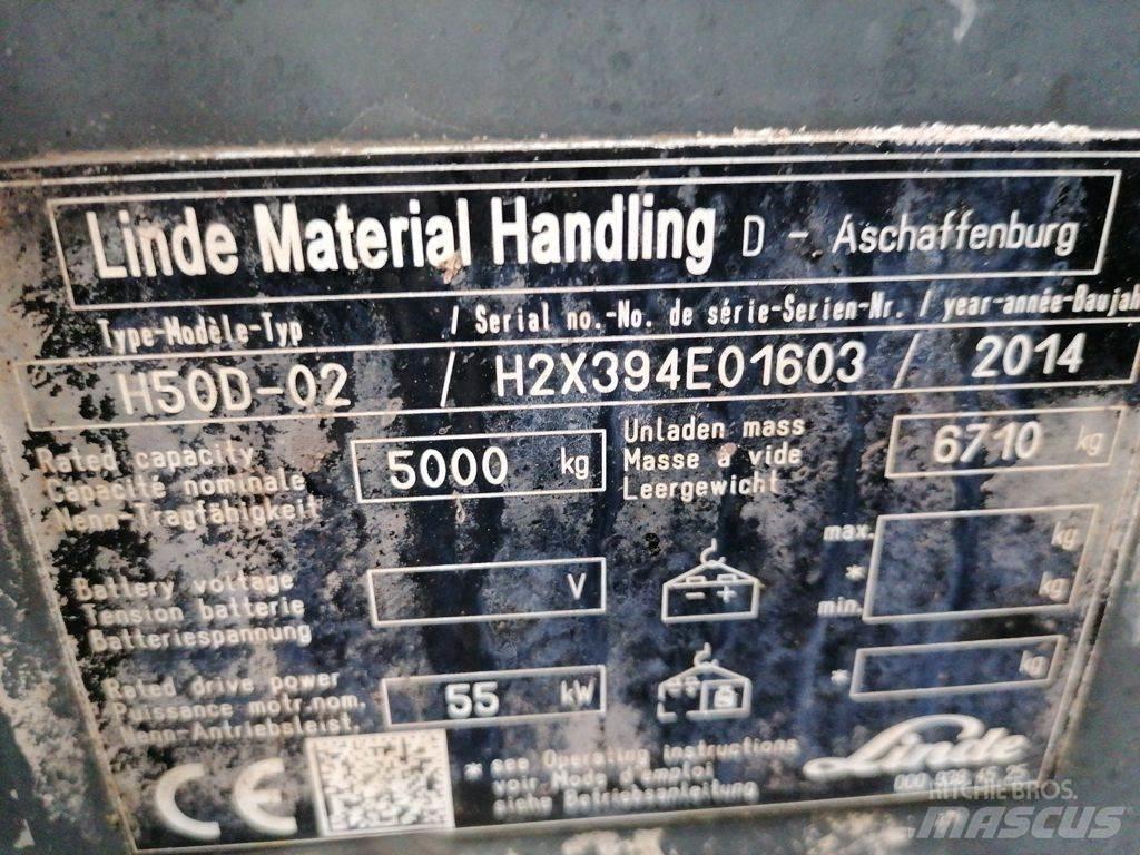 Linde H50D-02 Dizel forkliftler