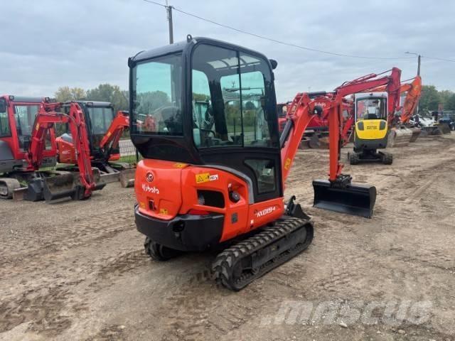 Kubota KX 019-4 Mini ekskavatörler, 7 tona dek