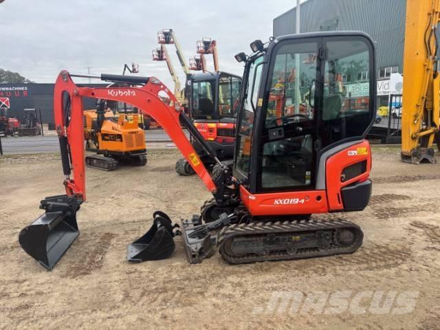 Kubota KX 019-4 Mini ekskavatörler, 7 tona dek
