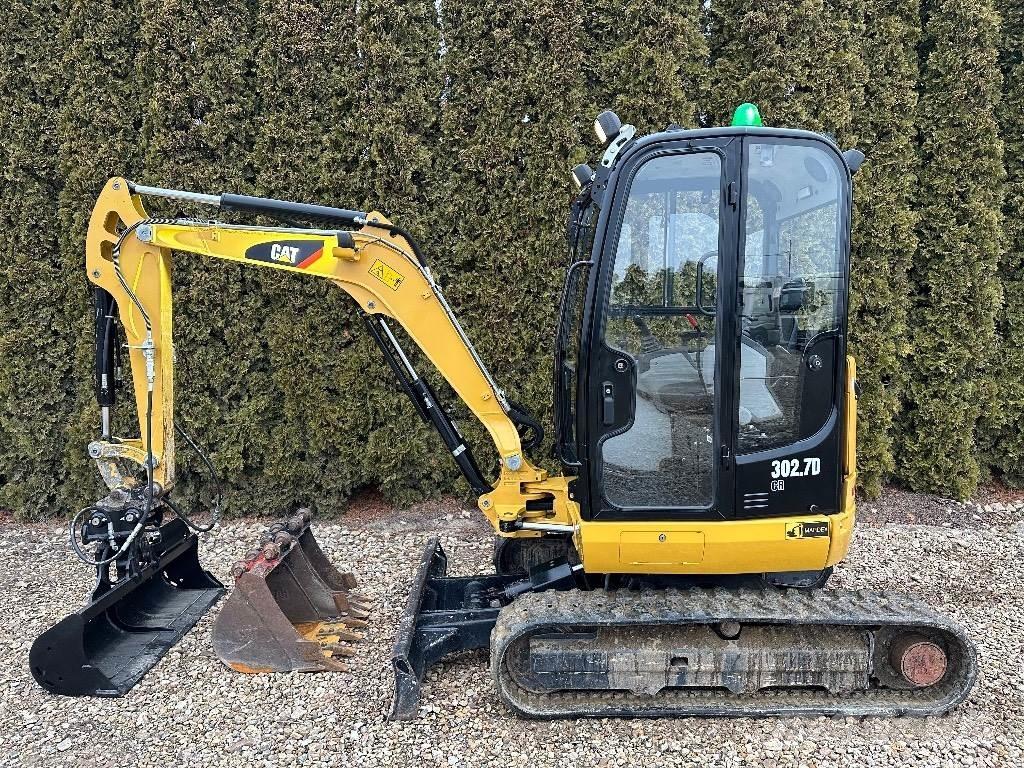 CAT 302.7 D CR Mini ekskavatörler, 7 tona dek
