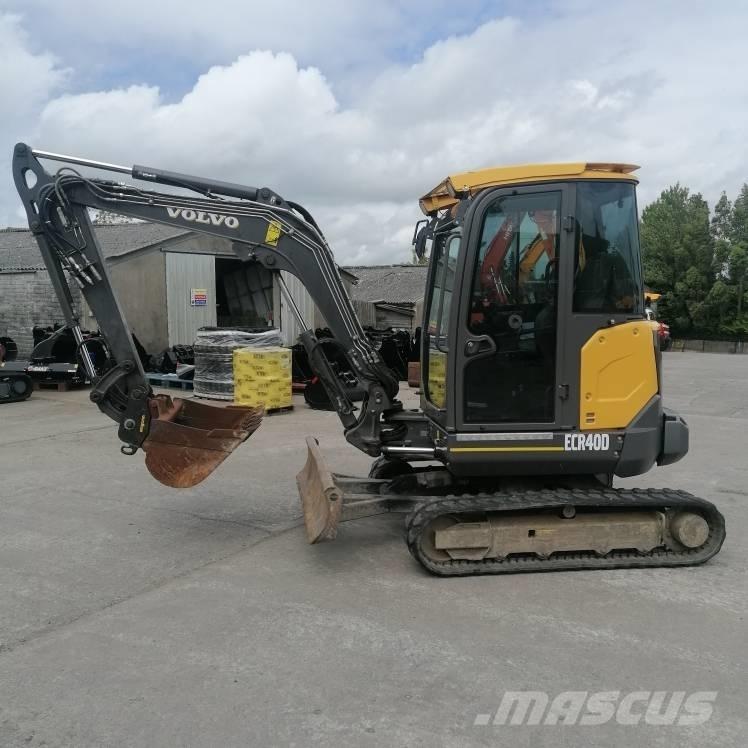 Volvo ECR 40 D Mini ekskavatörler, 7 tona dek