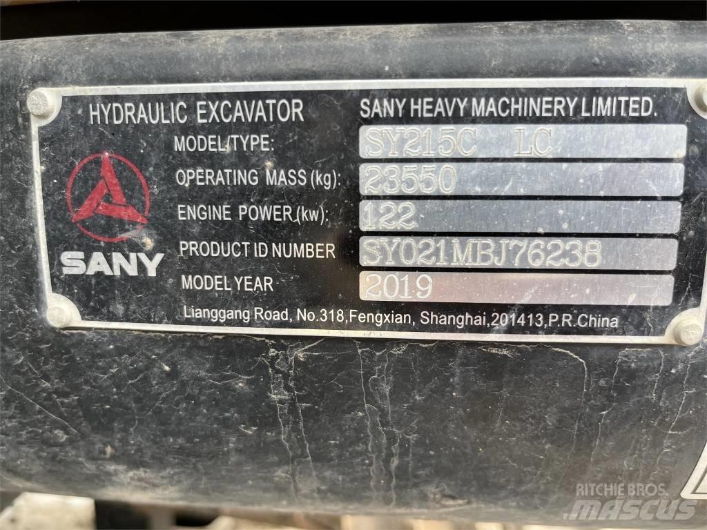 Sany SY215C Paletli ekskavatörler