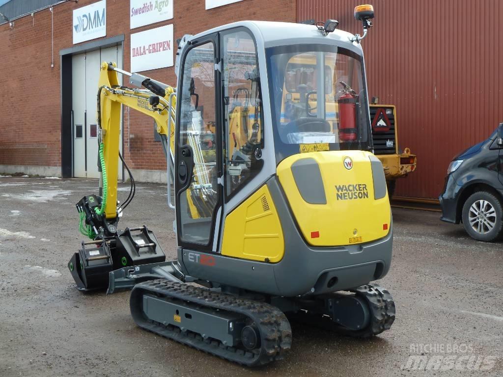 Wacker Neuson ET20 Mini ekskavatörler, 7 tona dek