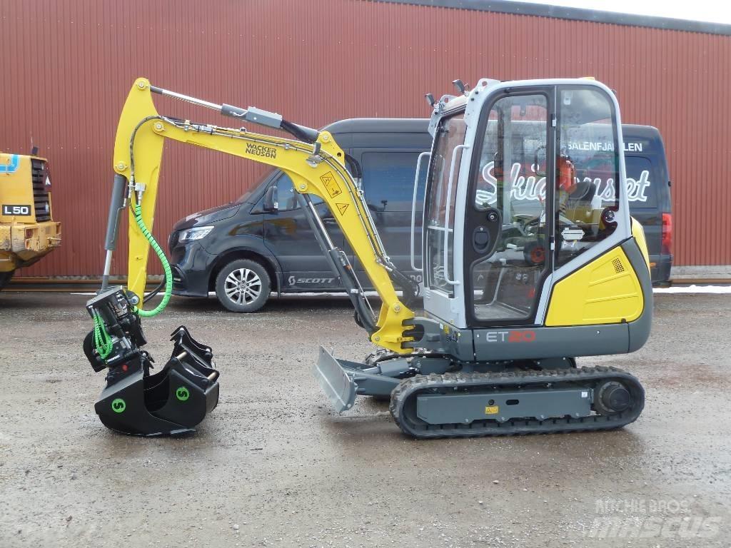 Wacker Neuson ET20 Mini ekskavatörler, 7 tona dek