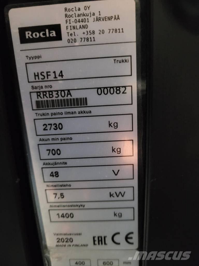 Rocla HSF14 Reach truck - depo içi istif araçları