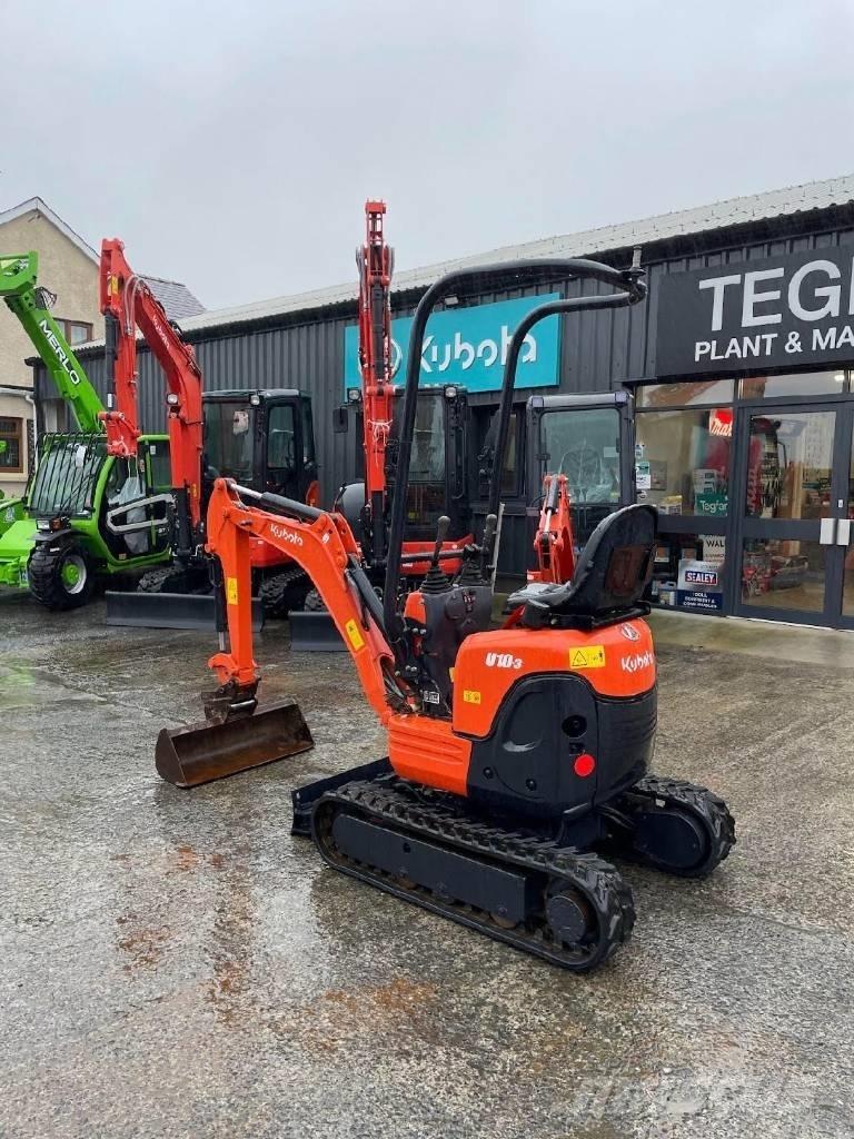 Kubota U 10-3 Mini ekskavatörler, 7 tona dek