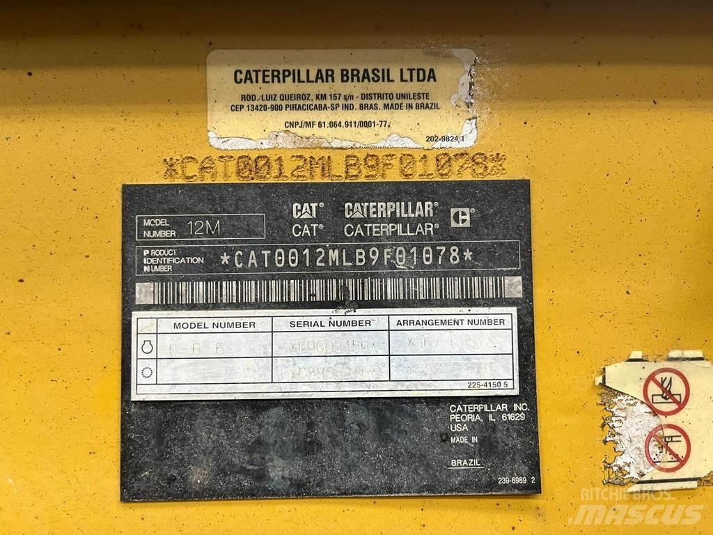 CAT 12M Greyderler