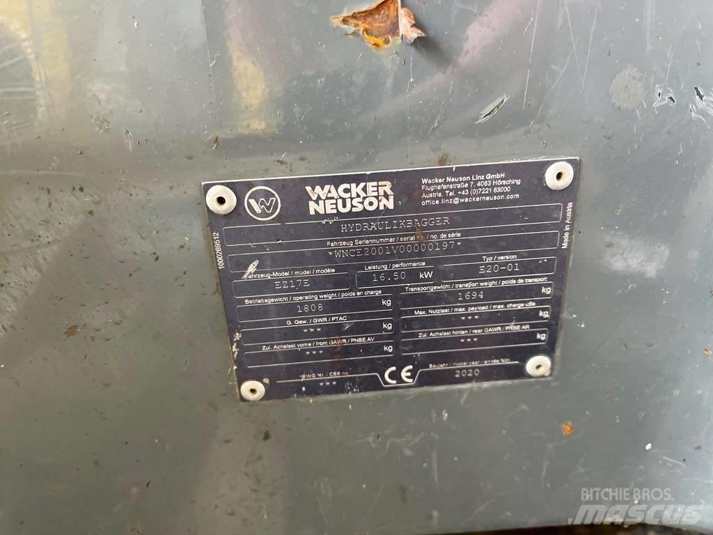 Wacker Neuson EZ17e Paletli ekskavatörler