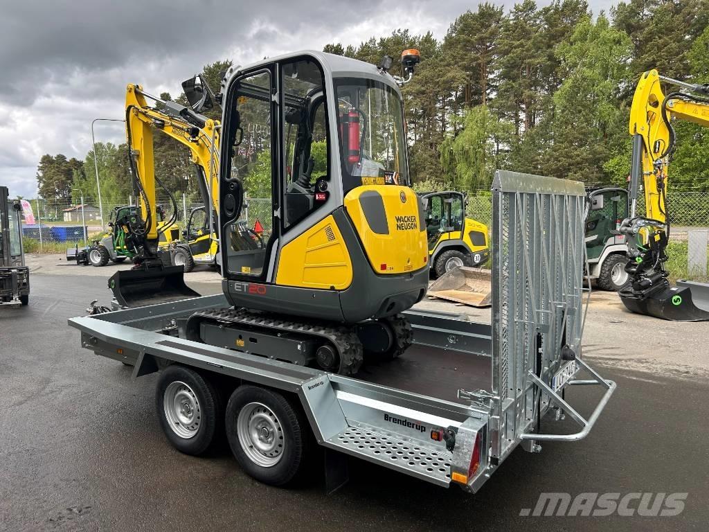 Wacker Neuson ET20 Mini ekskavatörler, 7 tona dek
