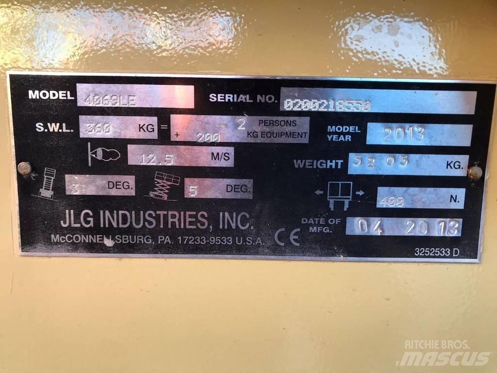 JLG 4069 LE Makasli platformlar