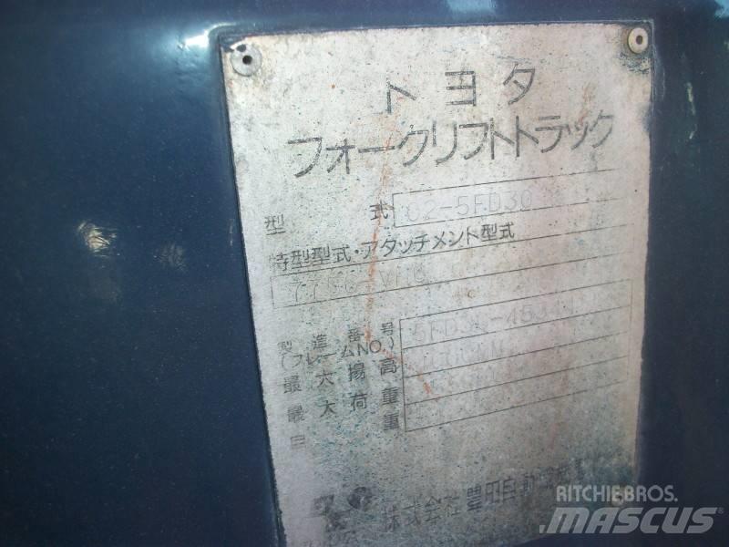 Toyota 5 FD 30 Dizel forkliftler