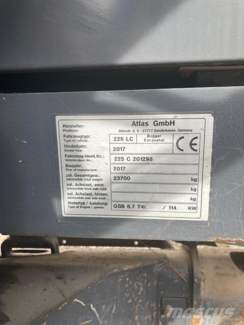 Atlas 225 LC Paletli ekskavatörler