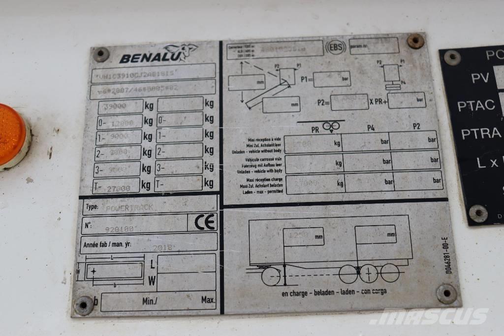 Benalu powertrack Damperli römorklari