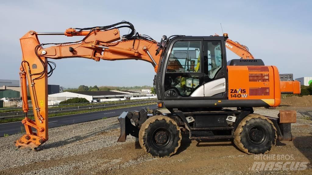Hitachi ZX140W-5B Lastik tekerli ekskavatörler