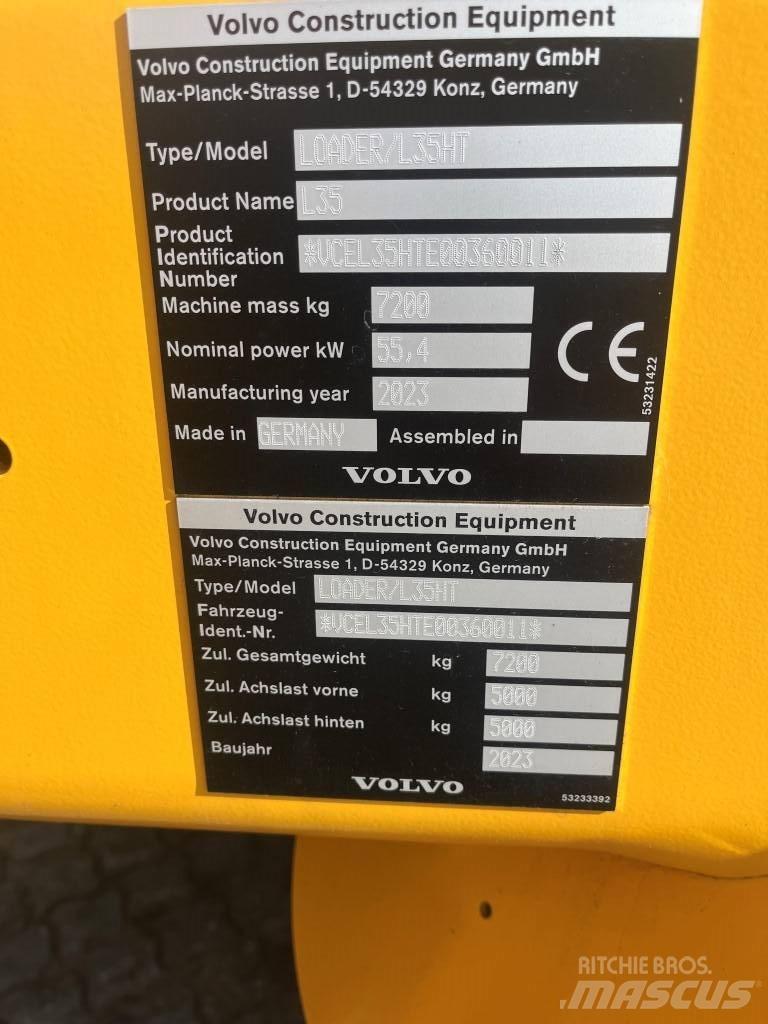 Volvo L35H Tekerlekli yükleyiciler
