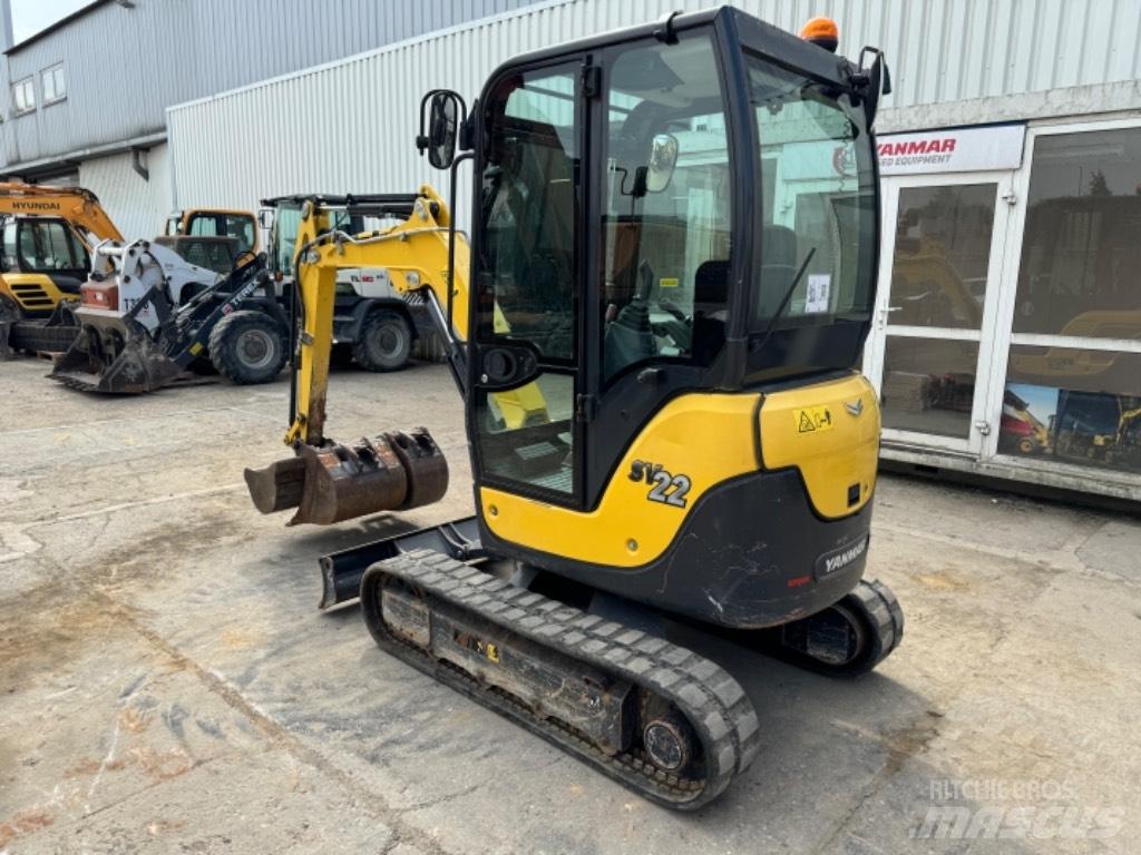 Yanmar SV22 (02517) Mini ekskavatörler, 7 tona dek