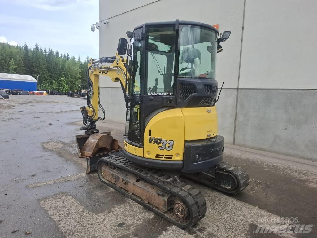 Yanmar Vio 33 U Mini ekskavatörler, 7 tona dek