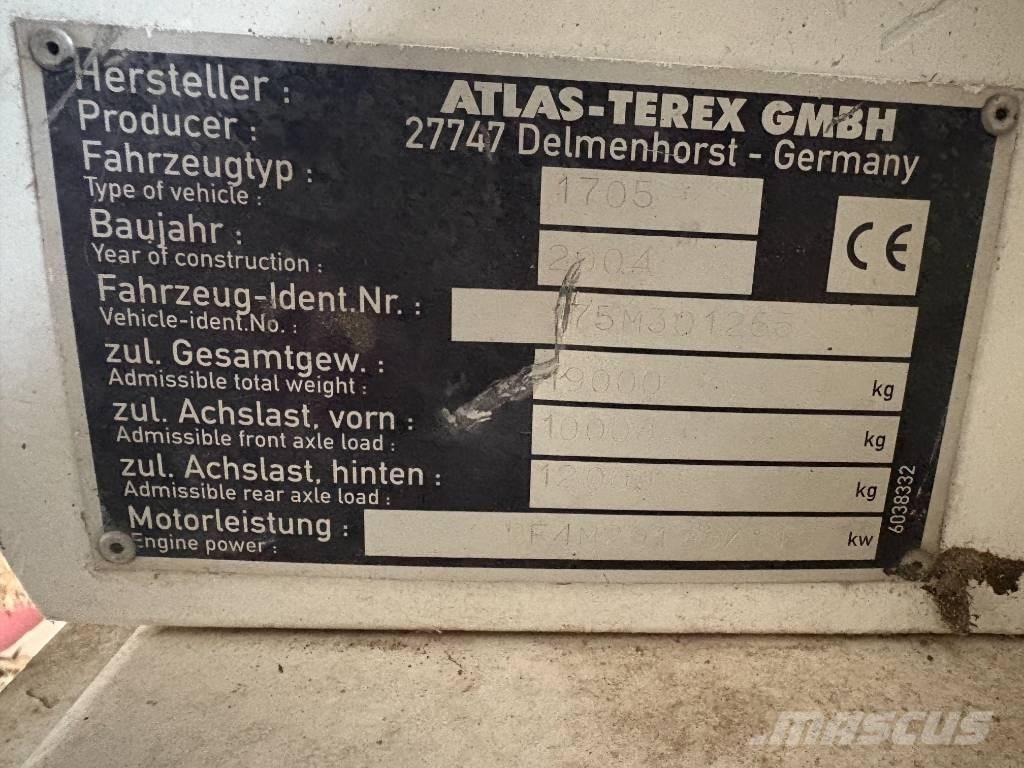 Terex 1705m Kazıcı yükleyiciler - beko loder