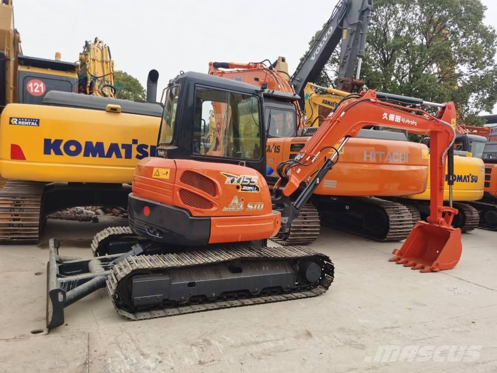 Kubota KX 155 Mini ekskavatörler, 7 tona dek