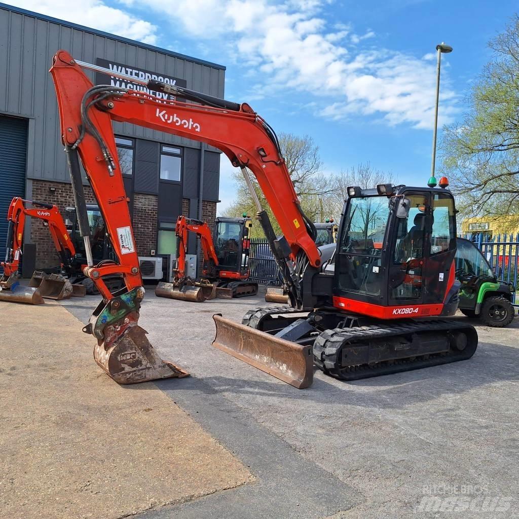 Kubota KX080-4 Midi ekskavatörler 7 - 12 t