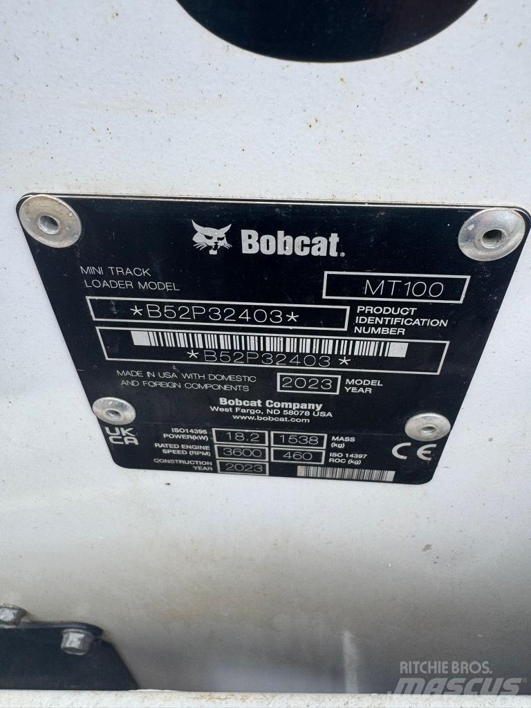 Bobcat MT 100 Paletli yükleyiciler