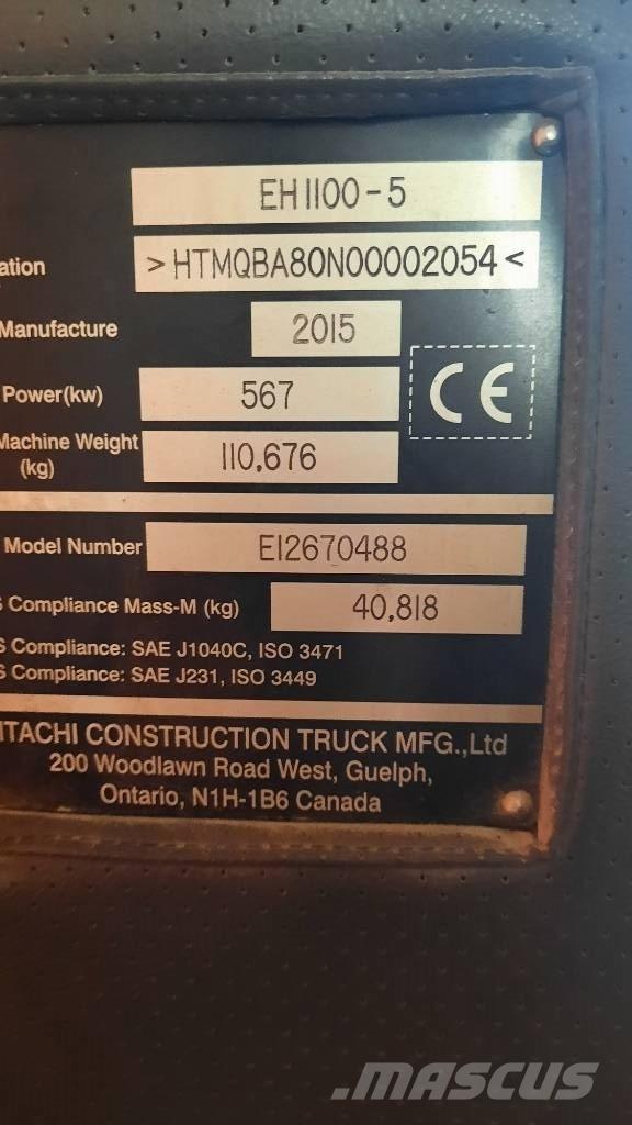 Hitachi EH 1100-5 Yol disi kaya kamyonu