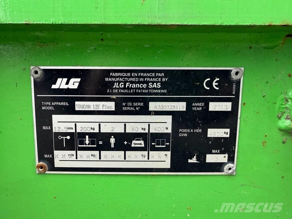 JLG Toucan 12 E Plus Körüklü personel platformları