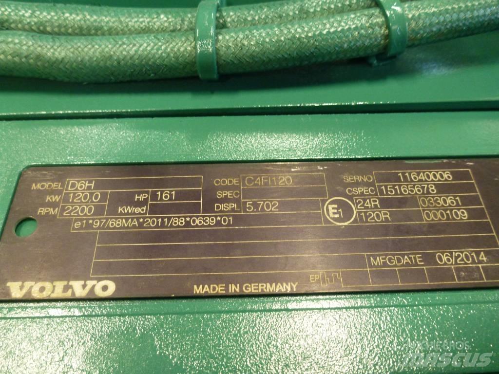 Volvo D6H C4FI120 Motorlar